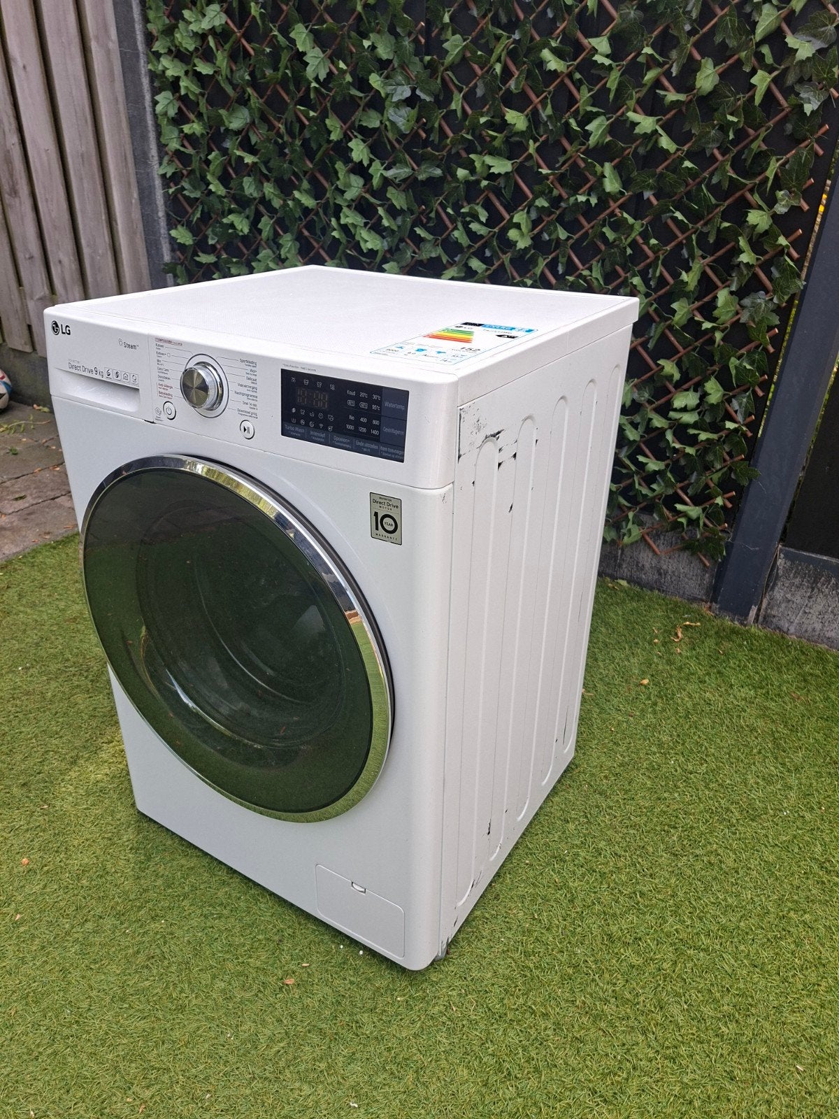 LG Direct Drive 9 kg wasmachine - Gebruikt, Witgoed en Apparatuur, 1200 tot 1600 toeren, Gebruikt, 8 tot 10 kg, Ophalen of Verzenden