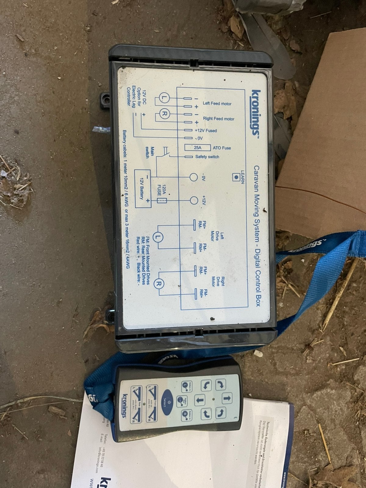 Kronings mover volautomaat, Ophalen, Gebruikt