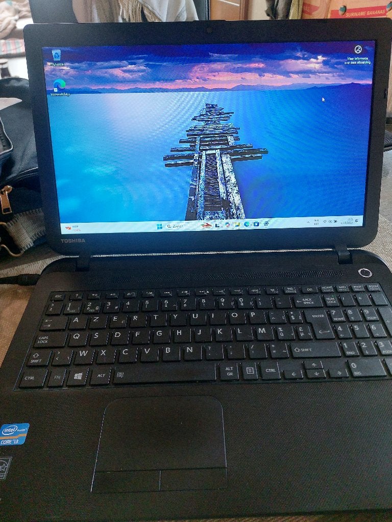 Laptop Toshiba, Computers en Software, Ophalen of Verzenden, 15 inch, 2 tot 3 Ghz, SSD