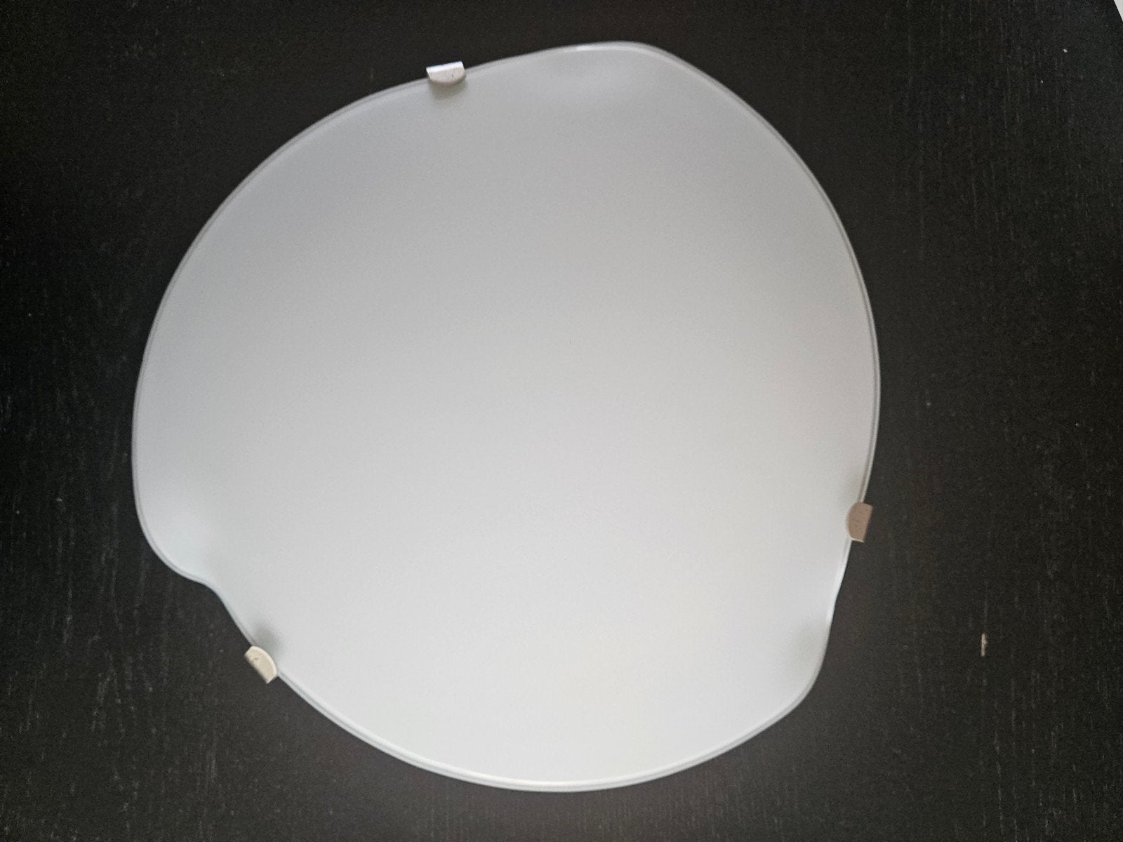 Plafondlamp met melkglas kap, Ophalen of Verzenden