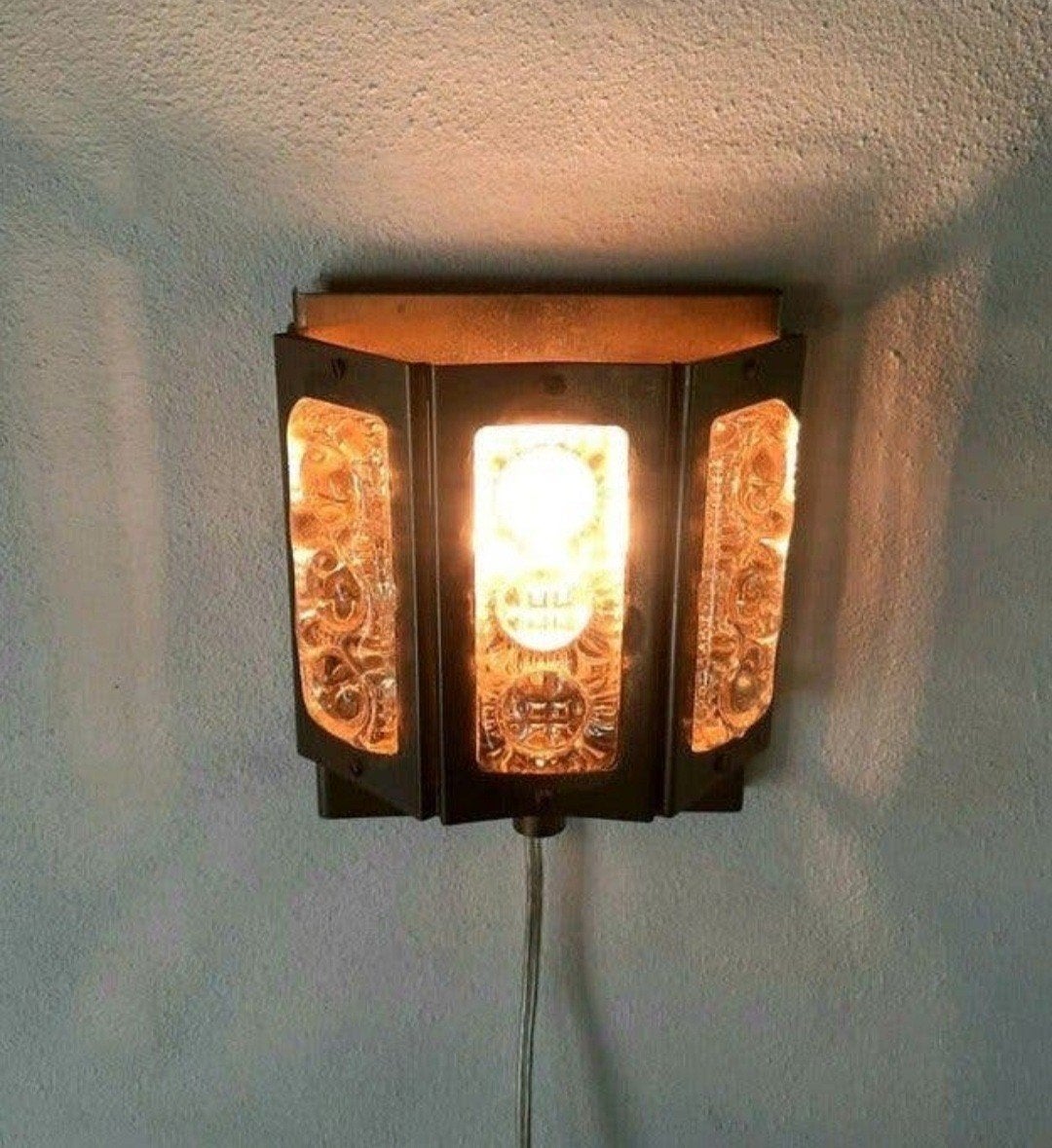 VITRIKA - Deense Design Lamp - (Wandlamp / Vintage), Ophalen of Verzenden, Glas