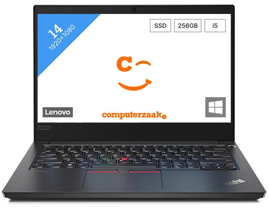 Lenovo ThinkPad E14/Intel Core i5 1.6GHz/8GB/256GB M.2 SSD, Computers en Software, Windows Laptops, Refurbished, 14 inch, SSD
