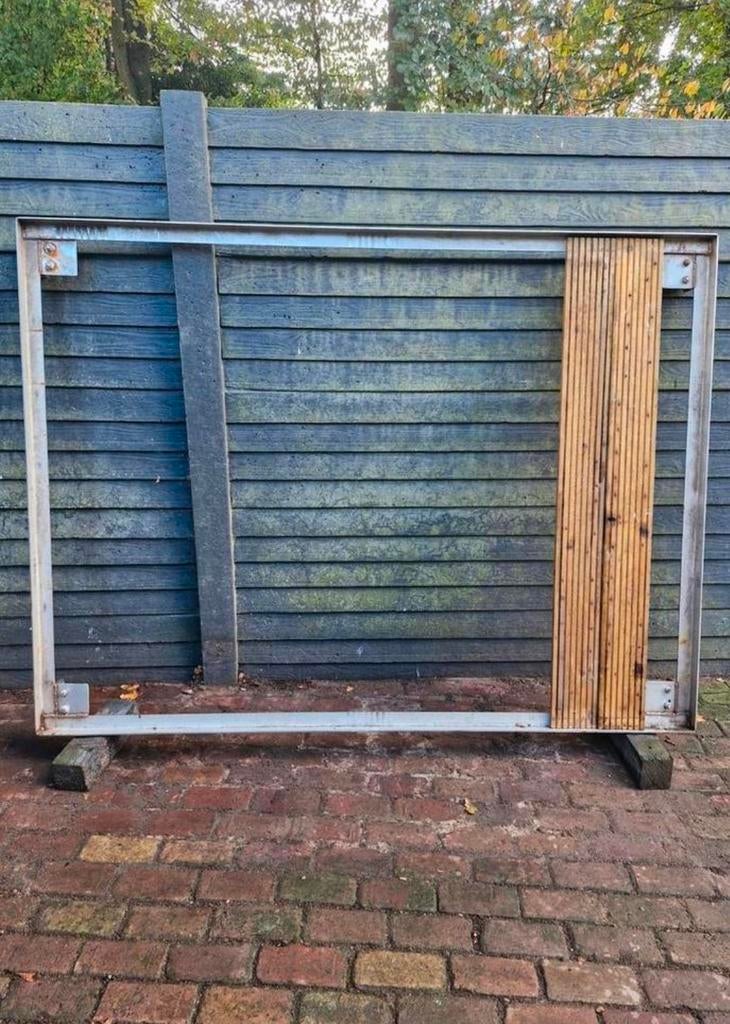 Stevig RVS frame 200x150cm met wielen, Doe-het-zelf en Verbouw, Werkbanken, Ophalen of Verzenden