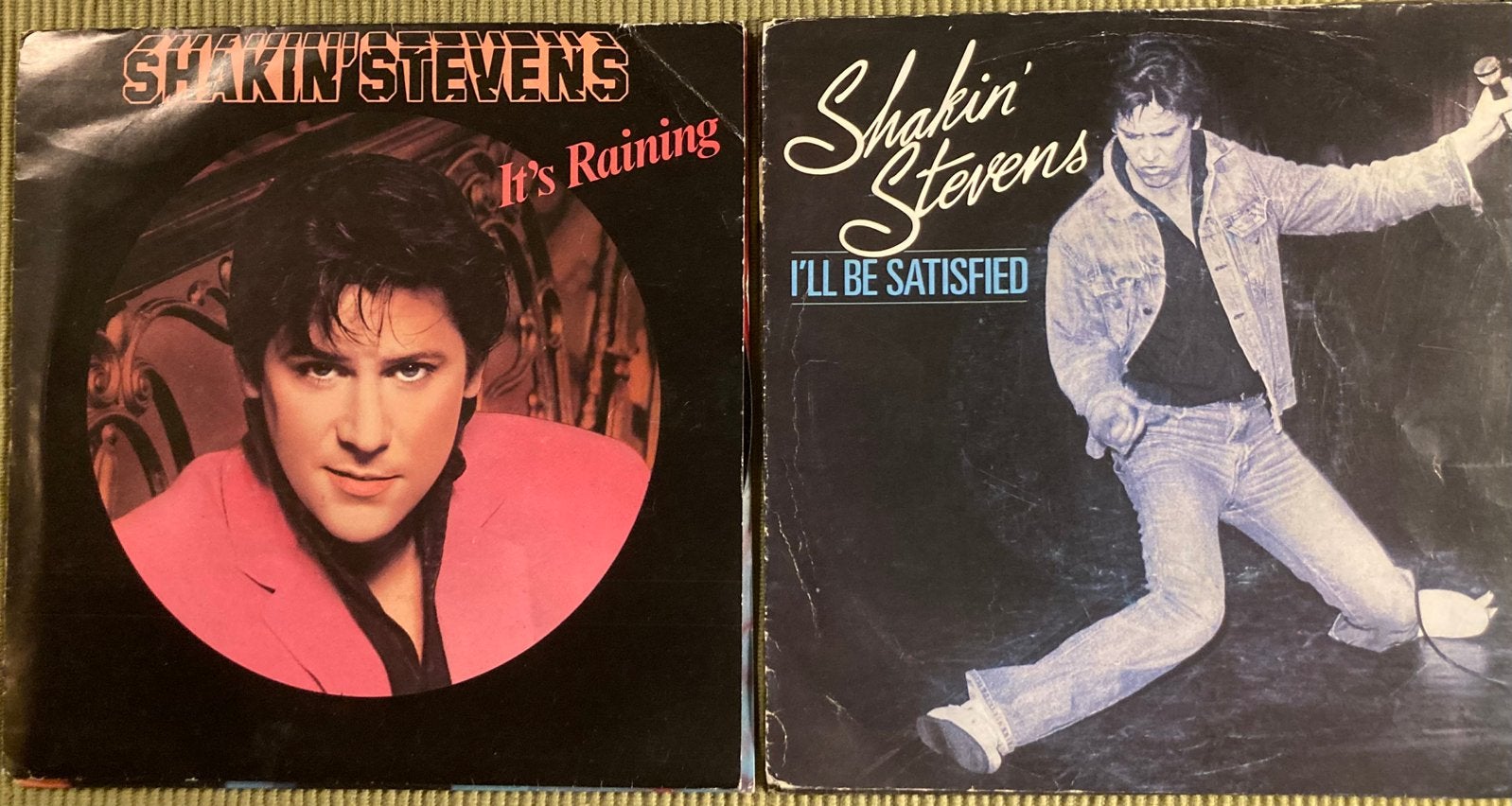 Zeven singles Shakin’ Stevens, Ophalen of Verzenden, Gebruikt, 7 inch, Pop