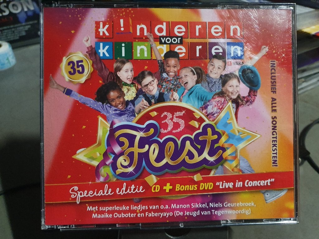 Kinderen voor kinderen 35 Feest CD + DVD, Ophalen, Zo goed als nieuw