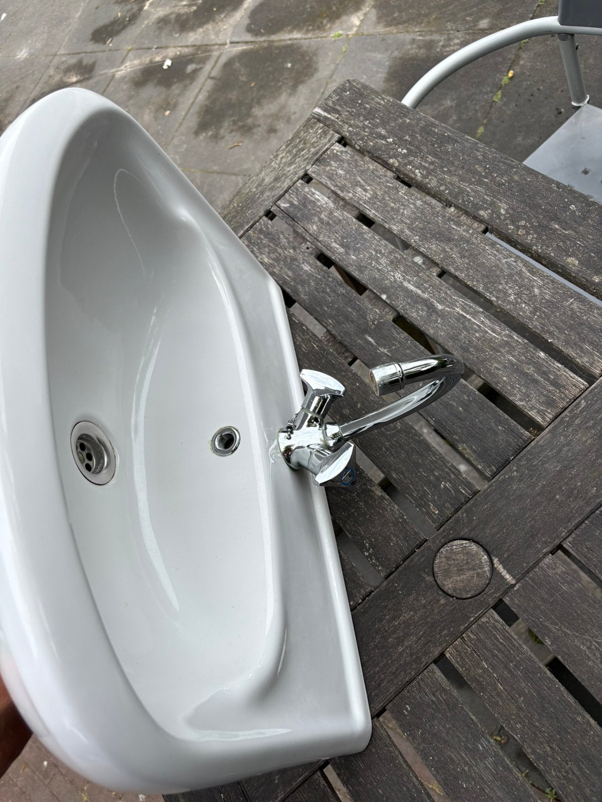 Wastafel Sphinx met kraan, Ophalen, Gebruikt, Wastafel