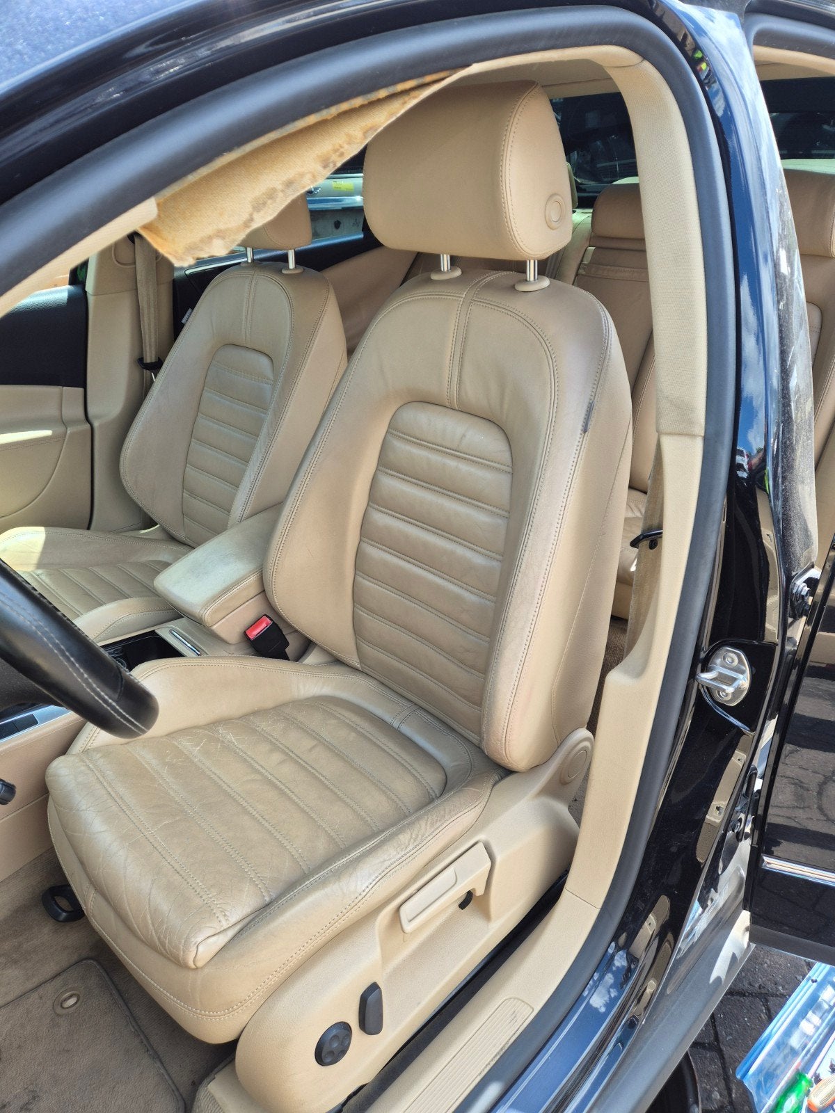 Volkswagen Passat sedan b6 bruin lederen interieur, Auto-onderdelen, Ophalen, Volkswagen