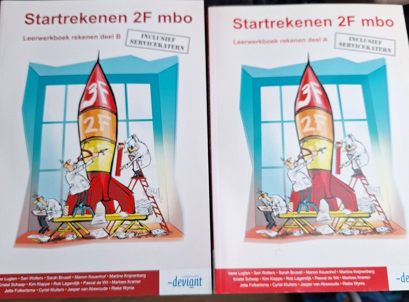 Startrekenen 2F mbo deel A en B (inclusief servicekatern), Irene Lugten, Sari Wolters, Sarah Brussee, Manon Keuenhof, Ophalen of Verzenden