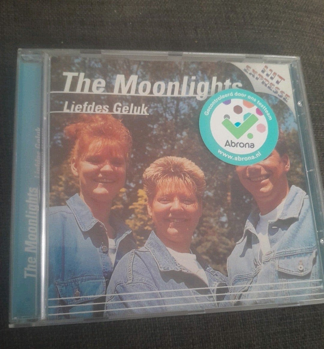 The Moonlights, Cd's en Dvd's, Ophalen of Verzenden, Zo goed als nieuw, Levenslied of Smartlap