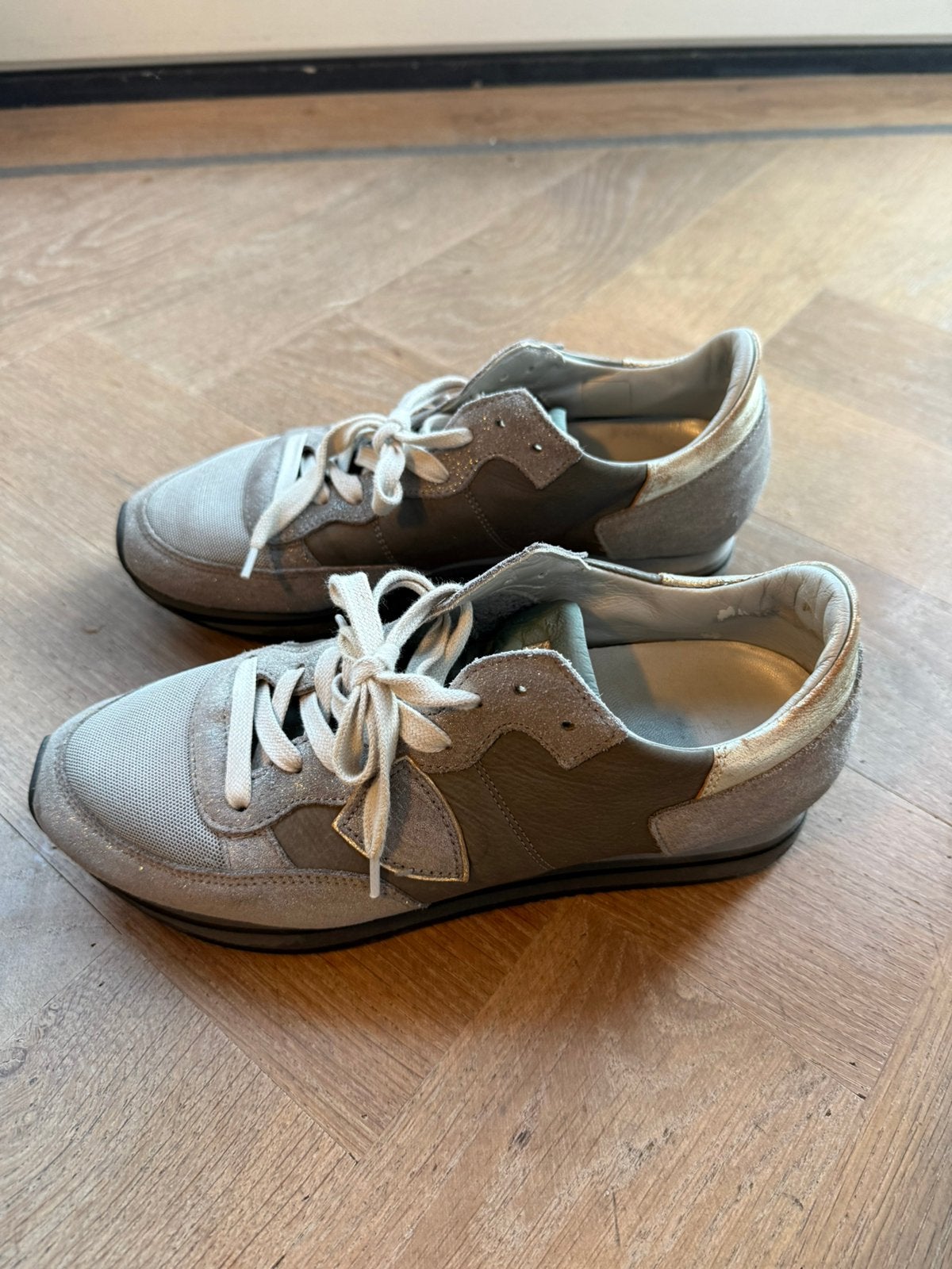 Philippe Model grijze sneakers, maat 40, Ophalen of Verzenden, Sneakers of Gympen, Grijs, Gedragen
