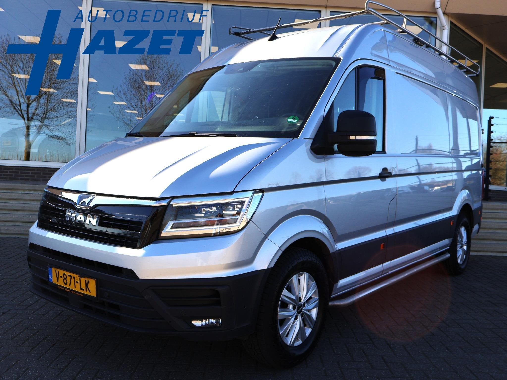 MAN TGE 35 2.0 180 PK AUT. L3H3 + 3000 KG TREKHAAK | ADAPTIV, Auto's, Bestelauto's, Adaptive Cruise Control, Stof, Gebruikt, Euro 6