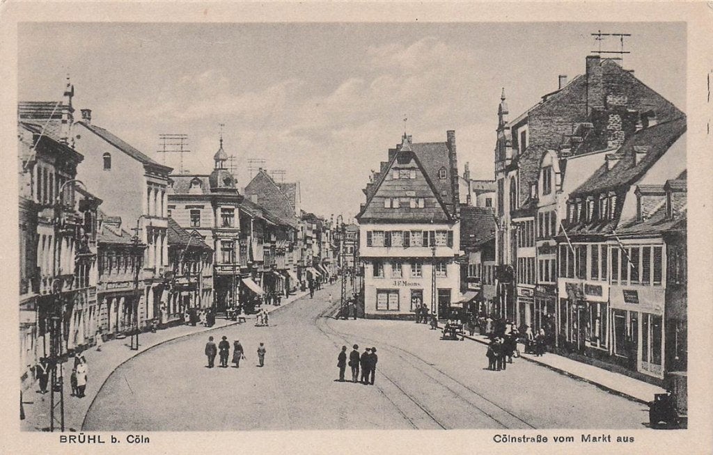 702-400-017 Brühl Kölnstrasse Vom Markt Aus, Verzenden, Voor 1920, Duitsland