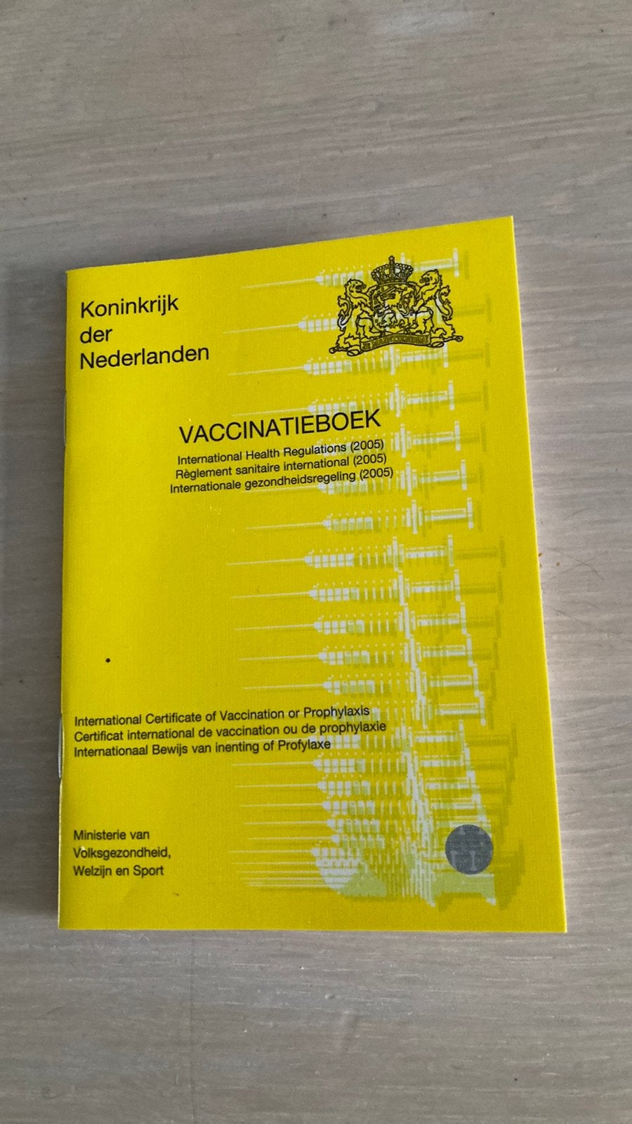 Ongebruikt nieuw vaccinatieboekje, Boeken, Ophalen of Verzenden, Nieuw, Overige typen