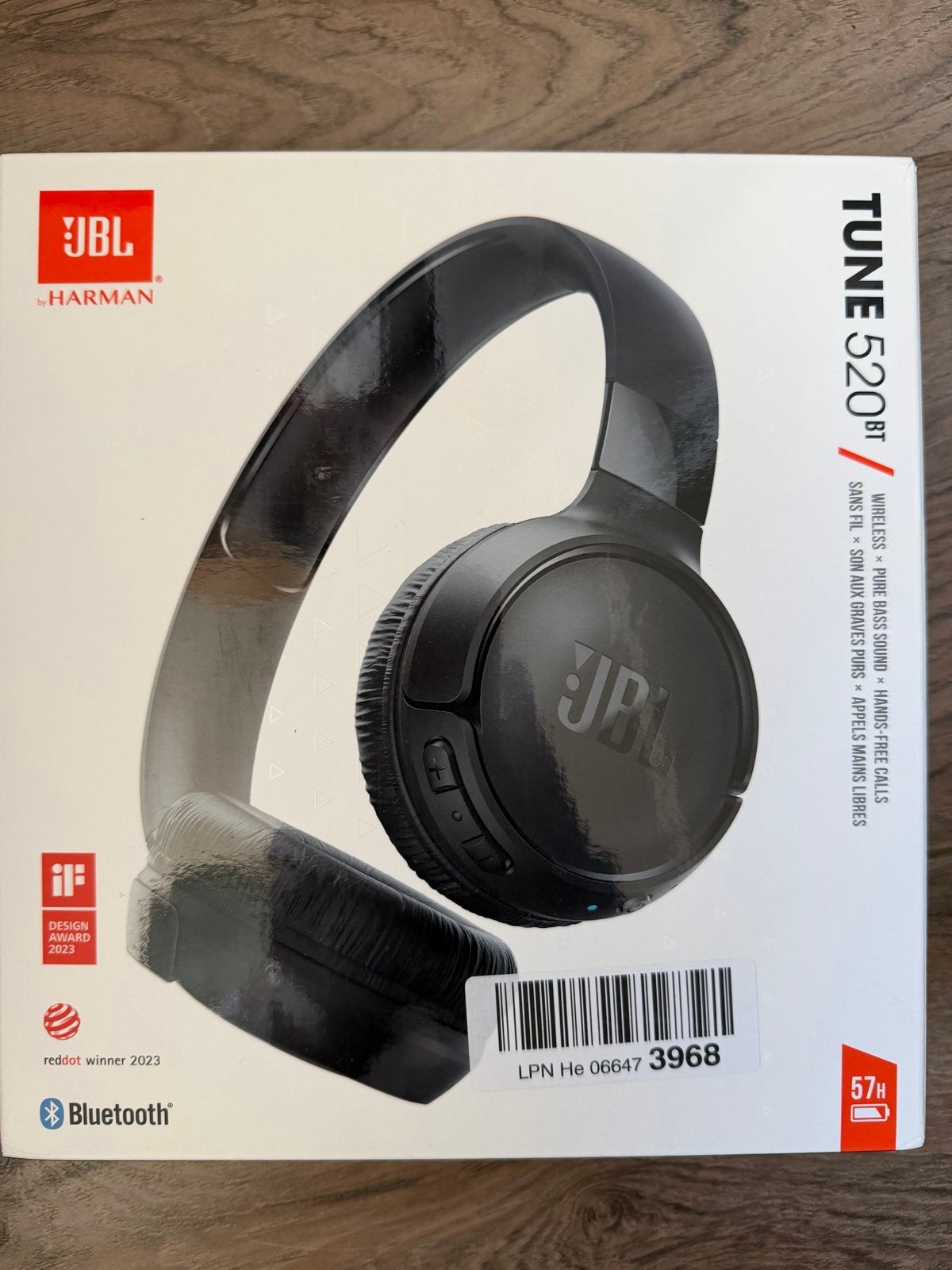JBL Tune 520BT Draadloze On-ear Koptelefoon - Nieuw