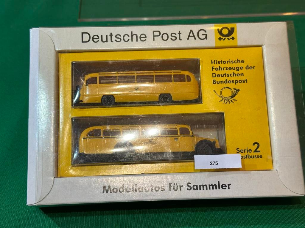 275- Brekina Deutsche Post AG Historische Postbussen Serie 2, Hobby en Vrije tijd, Modelauto's | 1:87, Ophalen of Verzenden, Nieuw