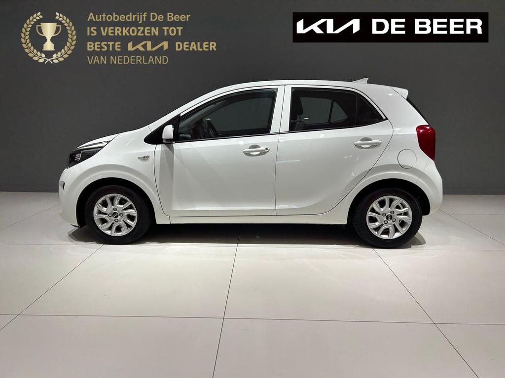 KIA Picanto 1.0 MPi 67pk 4-zits ComfortPlusLine Navigator, 12 maanden, Stof, Gebruikt, 4 stoelen