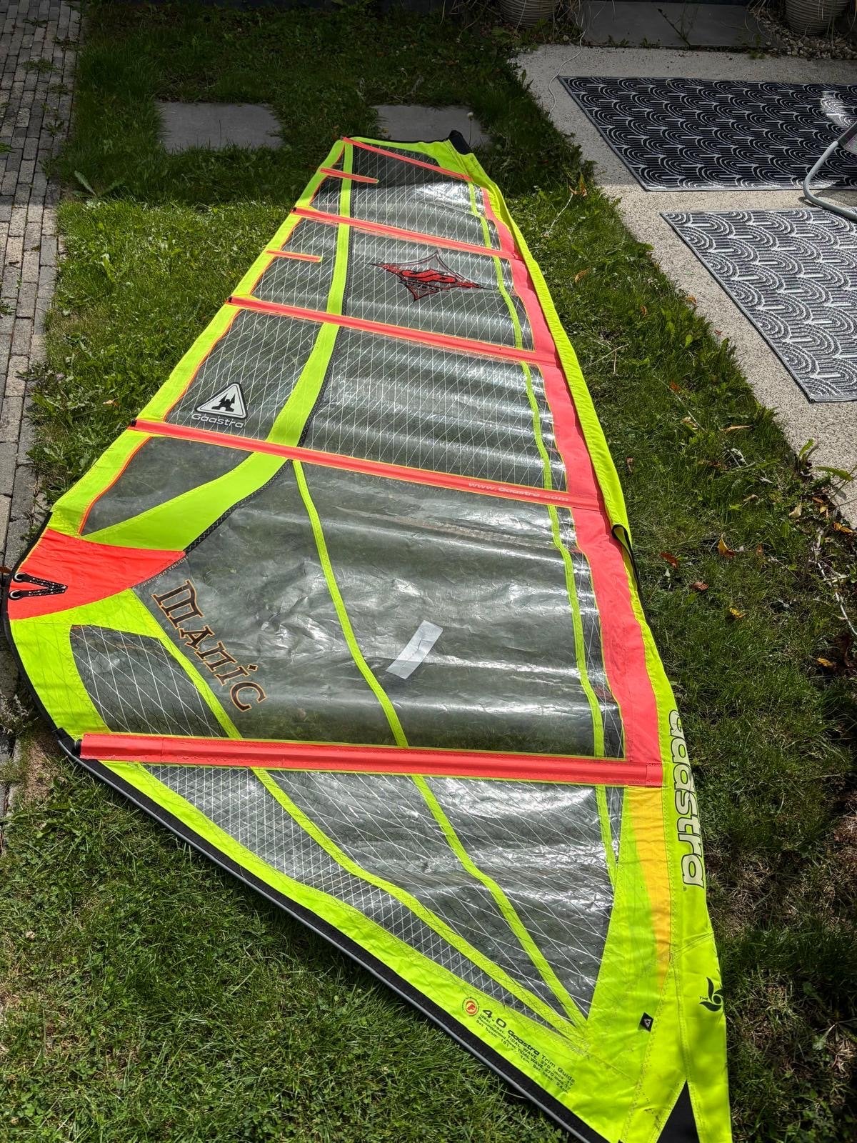 Gaastra Manic 4.0, 4.7 en 5.3 windsurfzeilen, Ophalen, Gebruikt, Gaastra, 3.5 tot 5 m²