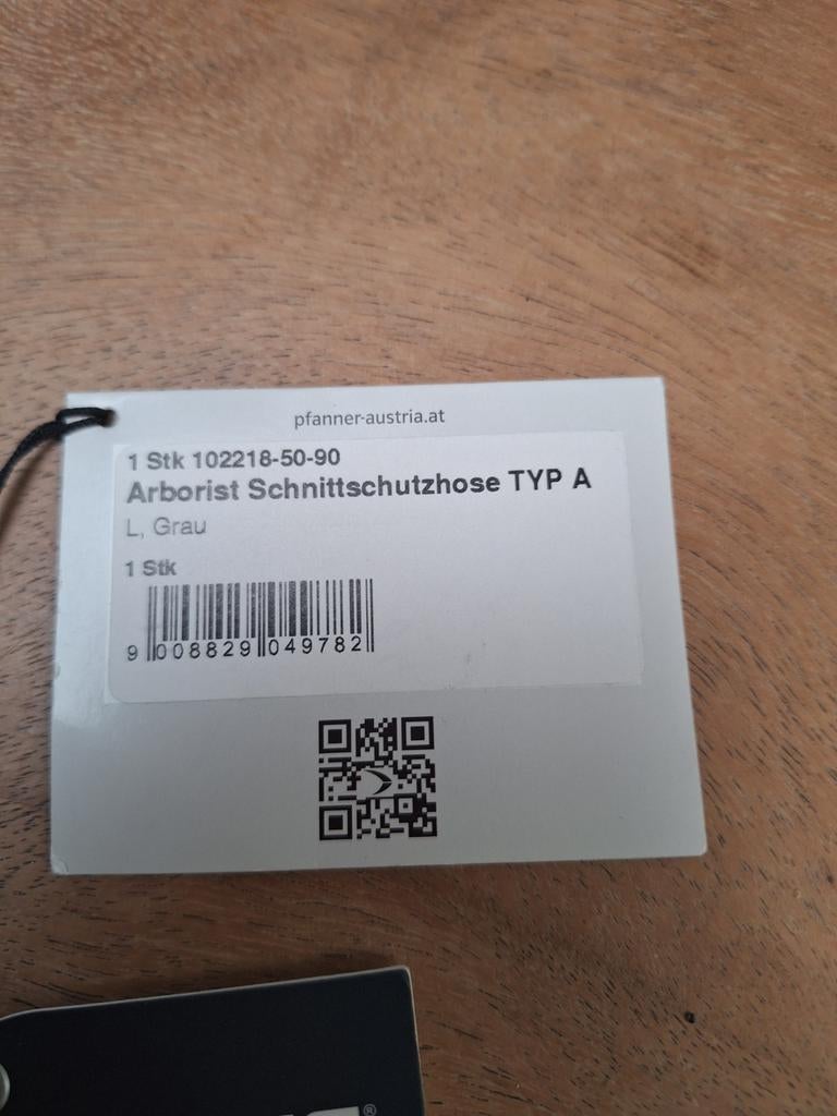 Zaagbroek pfanner, Tuin en Terras, Werkkleding, Verzenden, Nieuw, Broek
