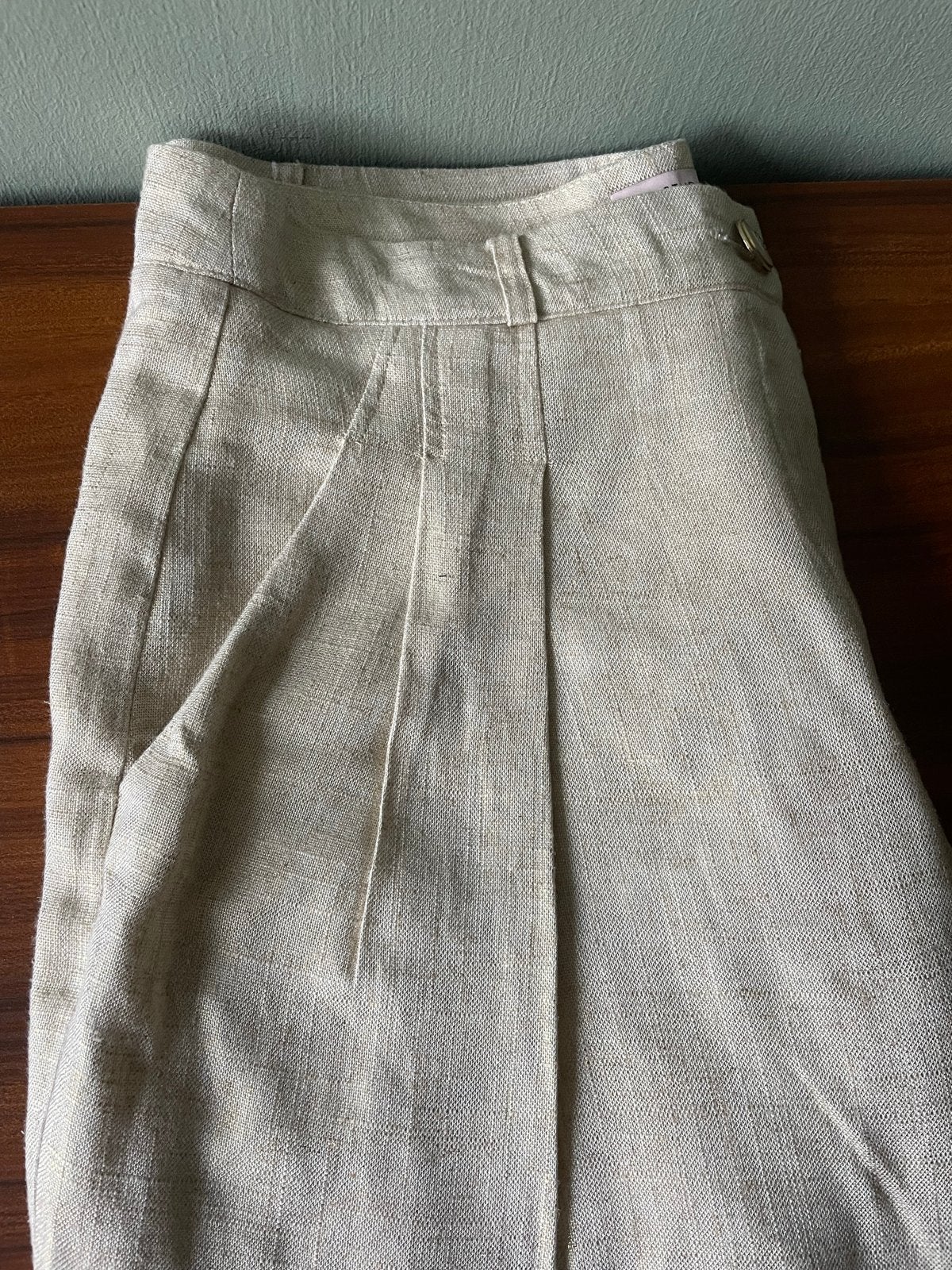 Studio Anneloes linnen broek maat M, Kleding | Dames, Maat 38/40 (M), Beige, Ophalen of Verzenden, Zo goed als nieuw