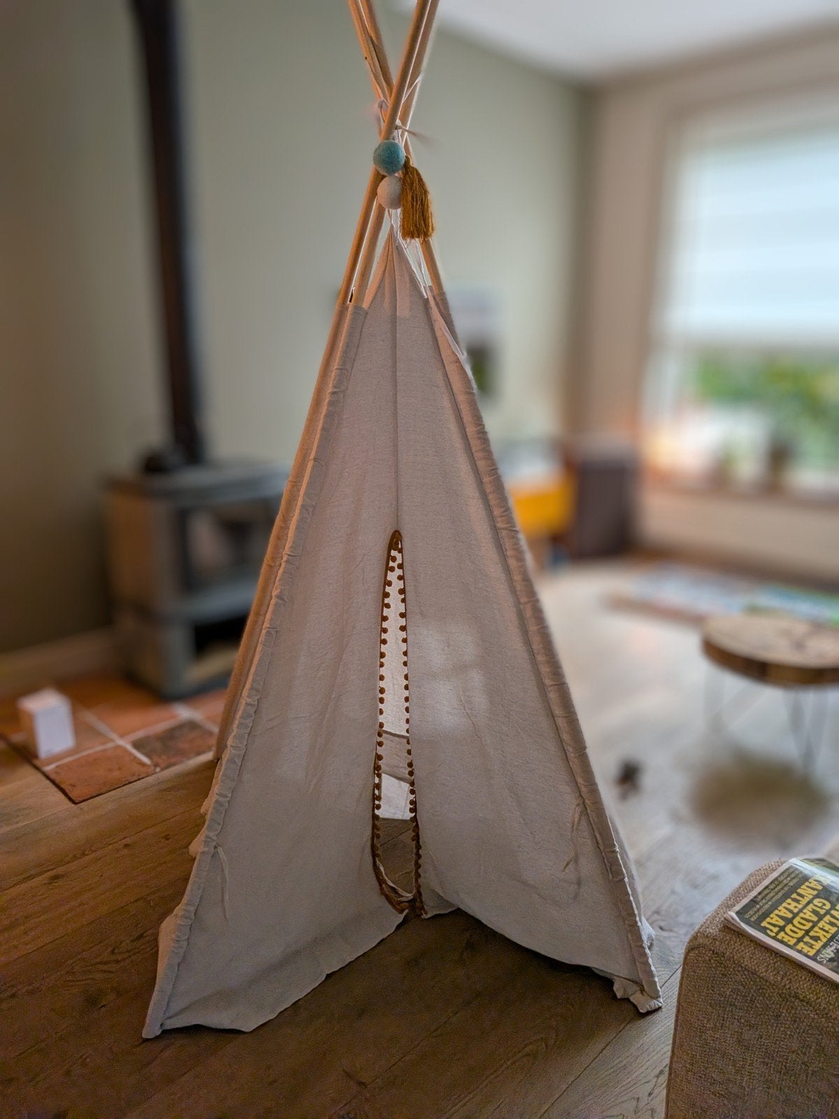 Kinder tipi tent - verstelbaar in hoogte, Kinderen en Baby's, Ophalen, Zo goed als nieuw