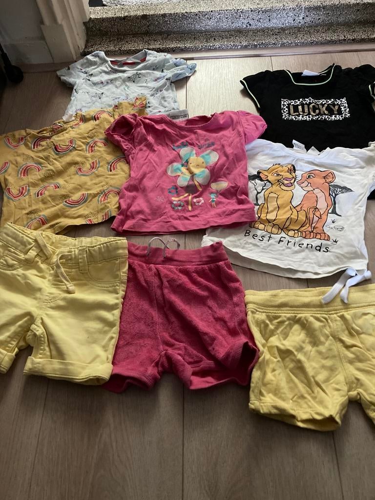 Pakketje  zomer kleding meisje maat 74-80, Ophalen of Verzenden, Gebruikt, Maat 74