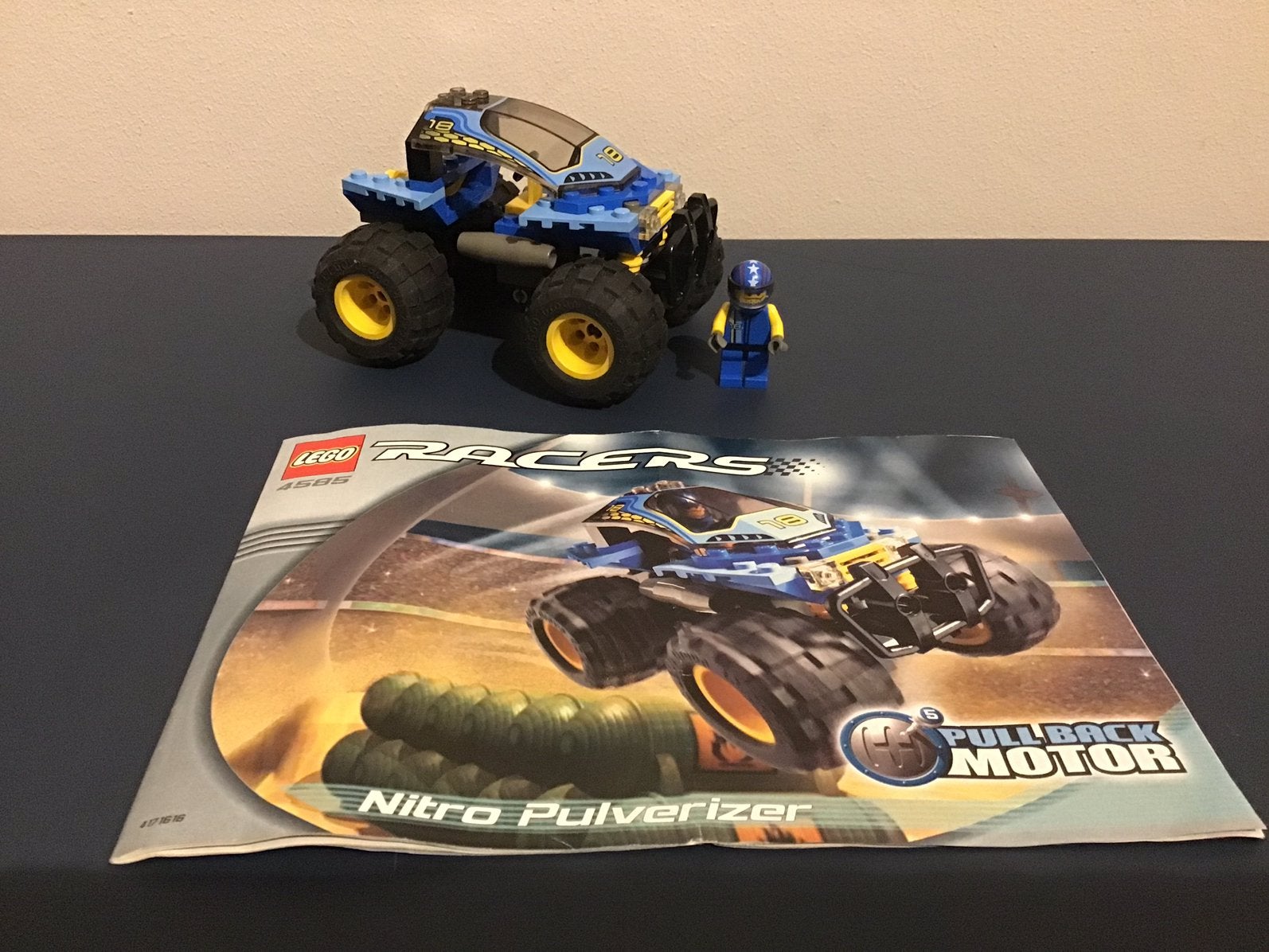 Lego Racers 4585 - Nitro Pulverizer, Ophalen of Verzenden, Gebruikt