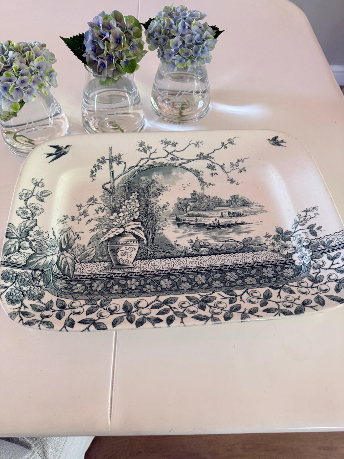Rustic Hill pottery Burleigh&Leigh 1886 40x30 cm izgs schaal, Ophalen