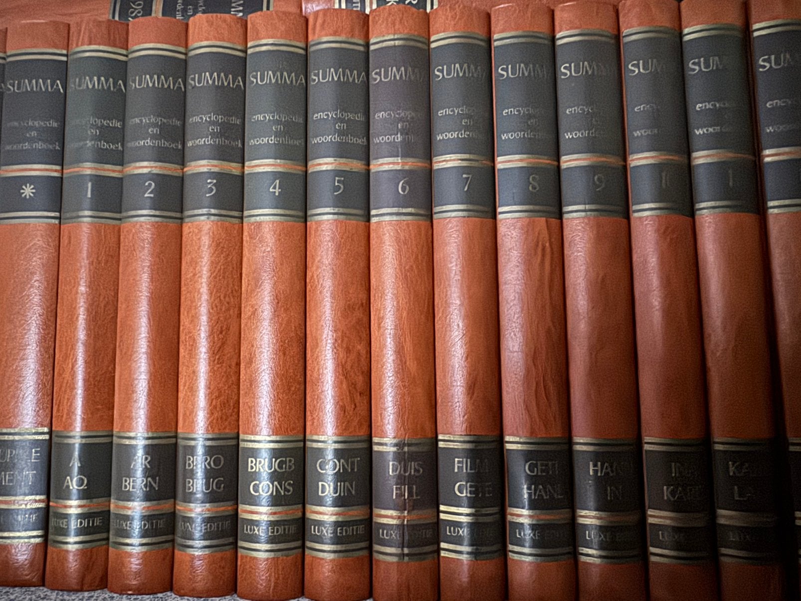 Luxe complete encyclopedie + aantal jaarboeken van SUMMA, Ophalen, Zo goed als nieuw, Algemeen