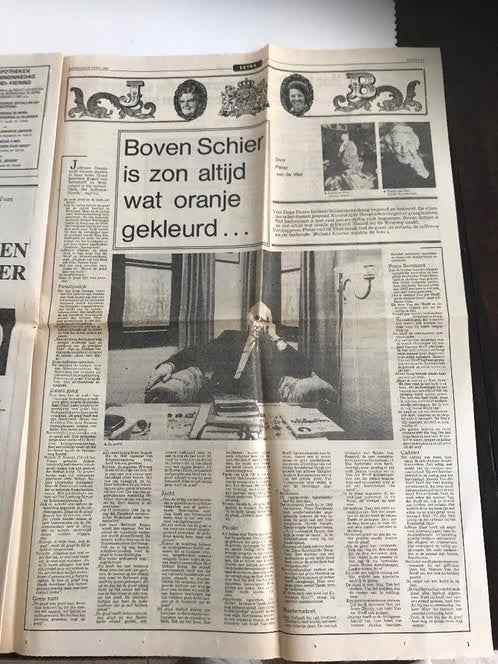 Juliana 1948-1980 Beatrix ...28 april 1980, Ophalen of Verzenden, 1940 tot 1960, Knipsel(s)