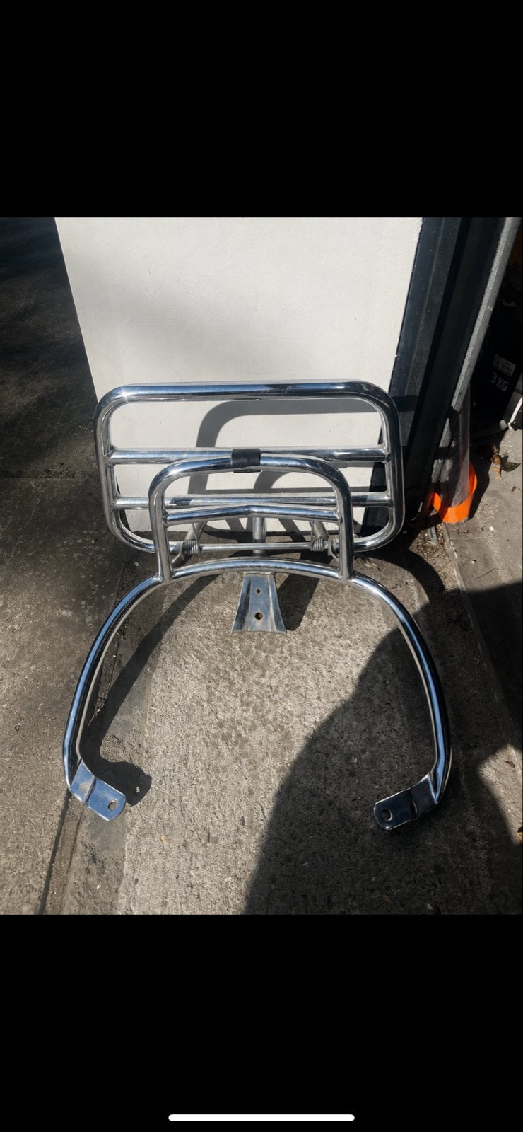 Chromen bagagedrager / valbeugel voor vespa sprint primavera, Ophalen of Verzenden, Gebruikt