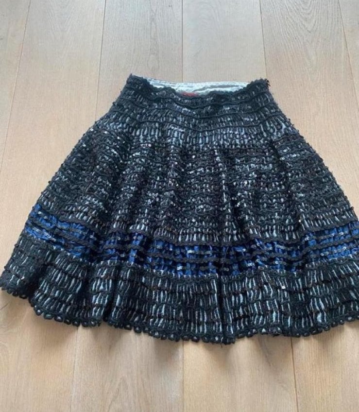Oilily rok L nieuwstaat, Blauw, Maat 42/44 (L), Ophalen of Verzenden, Zo goed als nieuw