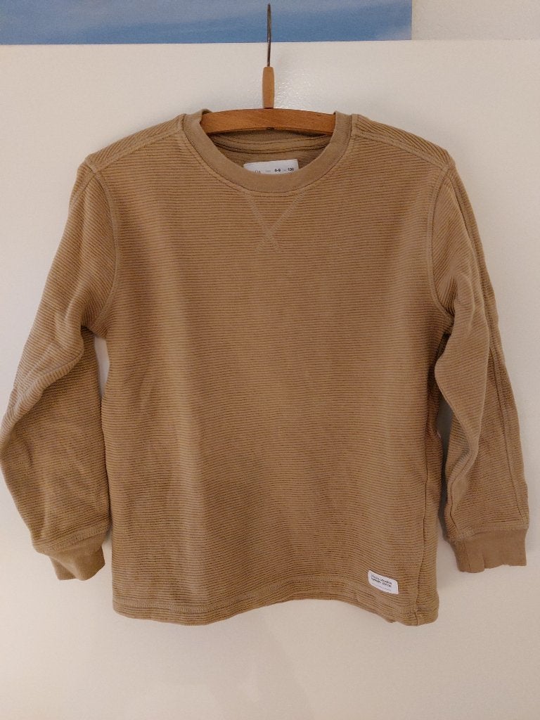 Leuke hippe jongens sweater , mt 128, Kinderen en Baby's, Kinderkleding | Maat 128, Ophalen of Verzenden, Zo goed als nieuw, Jongen