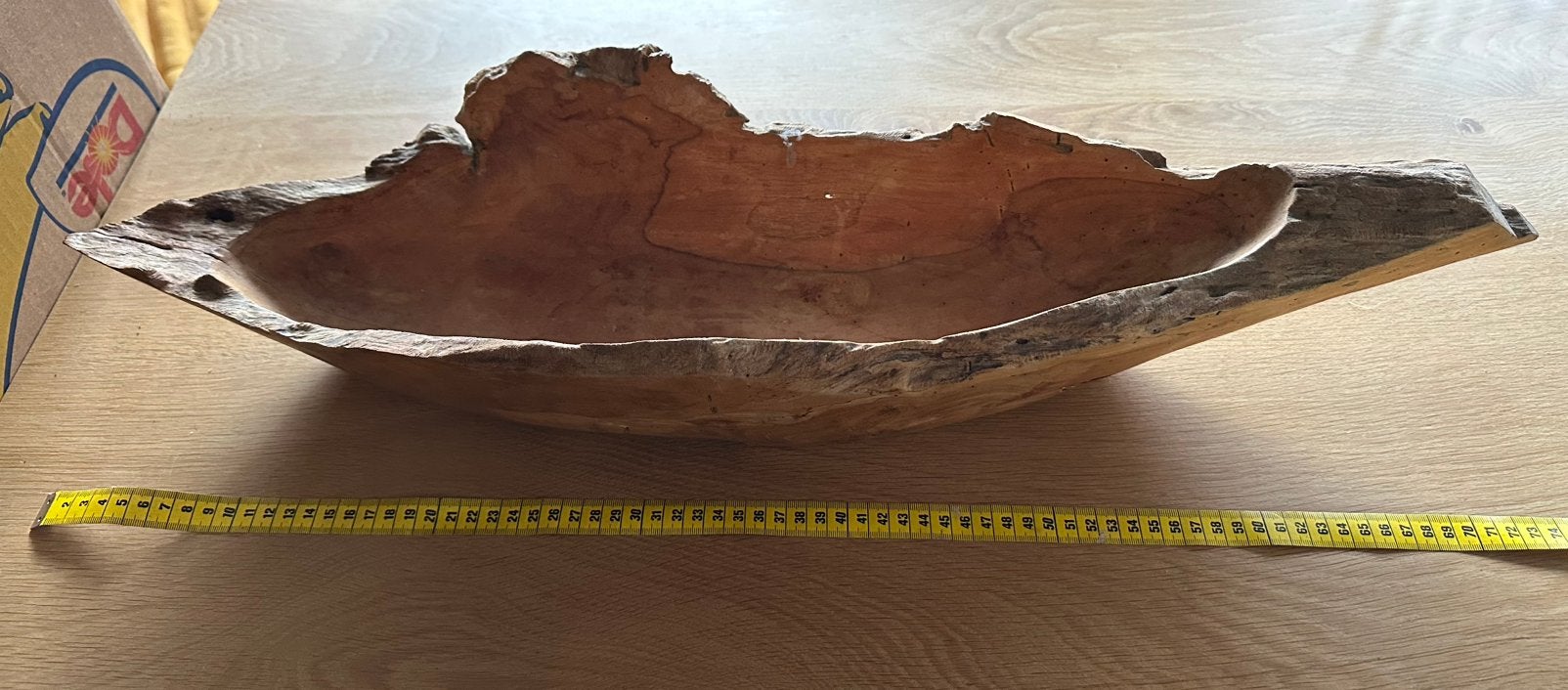 Hard houten schaal, Ophalen of Verzenden