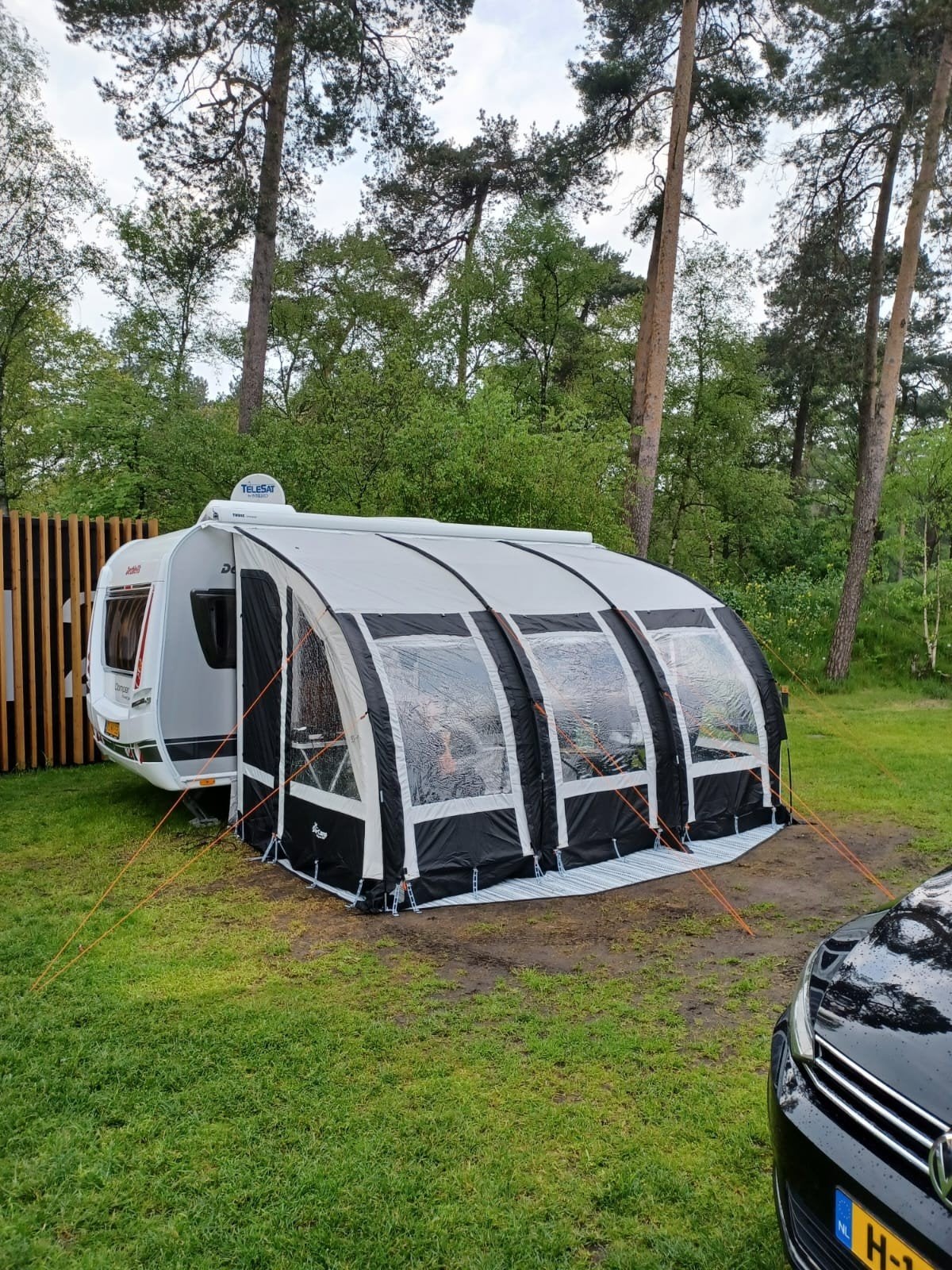 Voortent, Ophalen