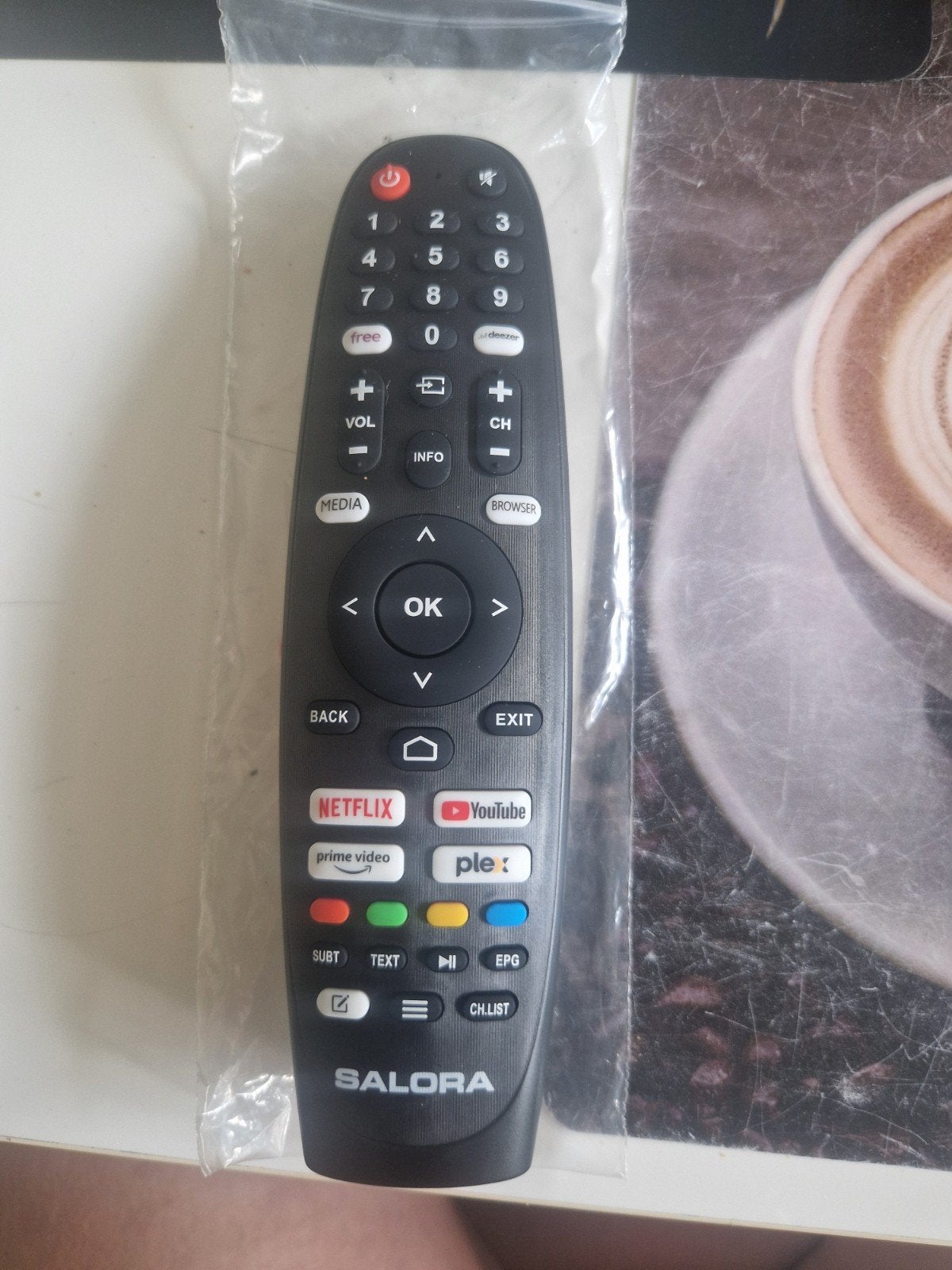 Salora Afstandsbediening TV (P30AT604616001), Audio, Tv en Foto, Ophalen of Verzenden, Nieuw, Tv
