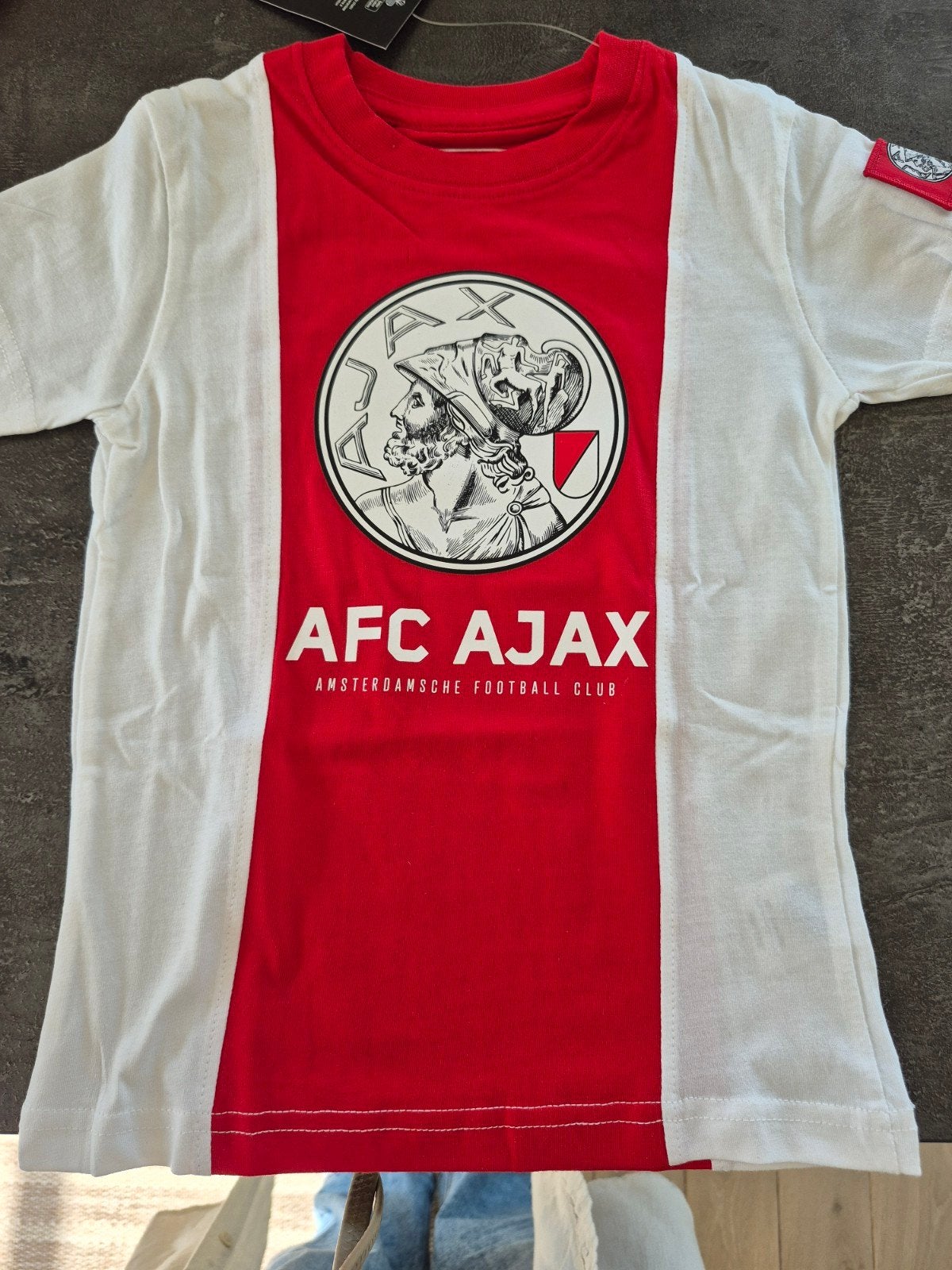Nieuw Ajax shirt maat 116 (valt als 110) voor Maud (4 jr), Ajax, Meisje, Nieuw, Ophalen of Verzenden