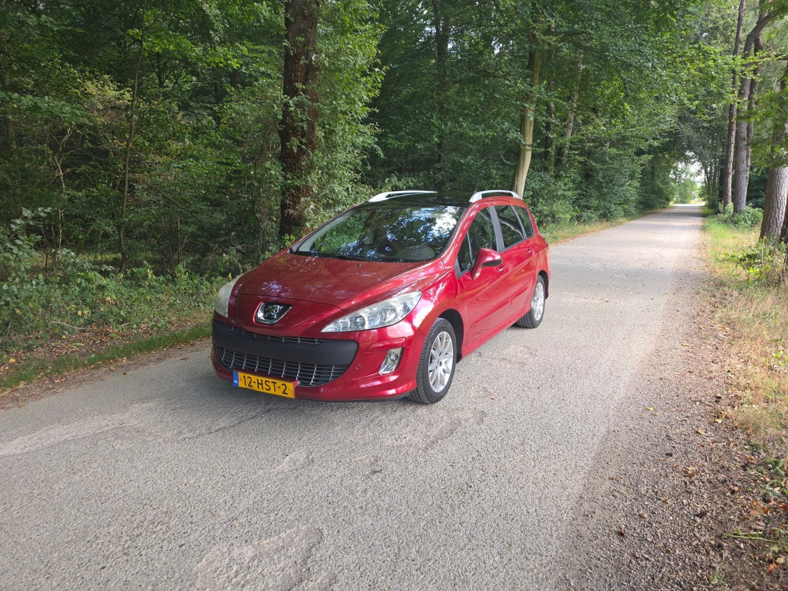 Peugeot 308 SW 1.6 VTI nieuwe apk, 6 persoons., Auto's, Voorwielaandrijving, Sound system, Stof, Zwart