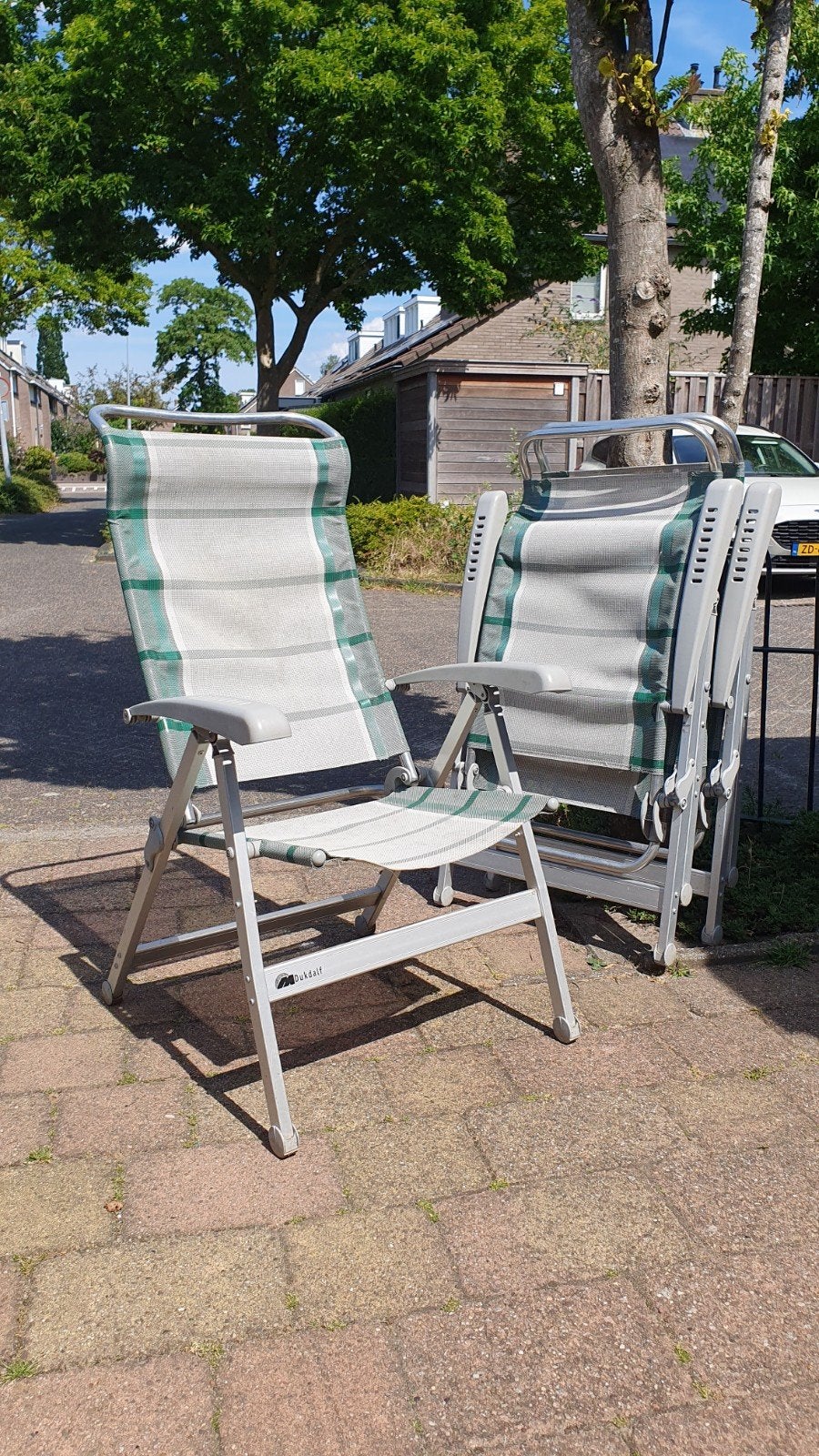Dukdalf Campingstoelen - Set van 3, Ophalen, Gebruikt, Campingstoel