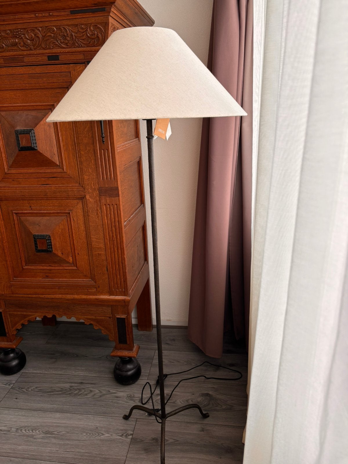 Zara home vloerlamp. Nieuw, Huis en Inrichting, Ophalen of Verzenden, Zo goed als nieuw