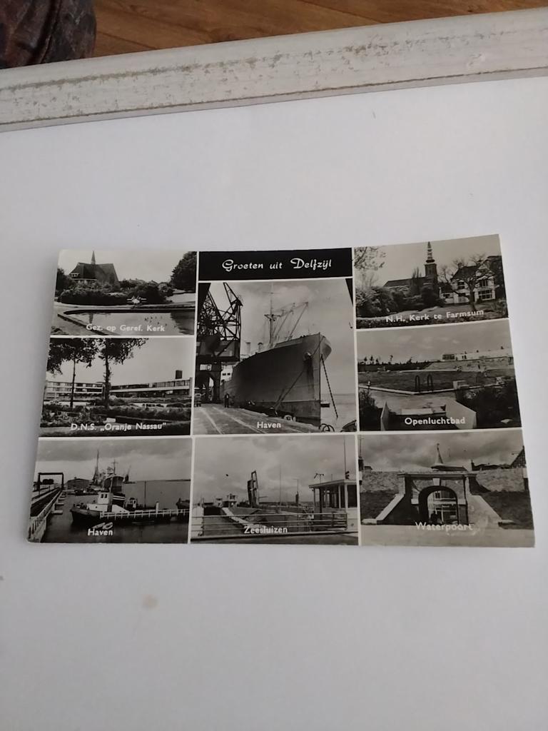 GROETEN UIT  DELFZIJL. 1968, Ophalen of Verzenden, 1960 tot 1980