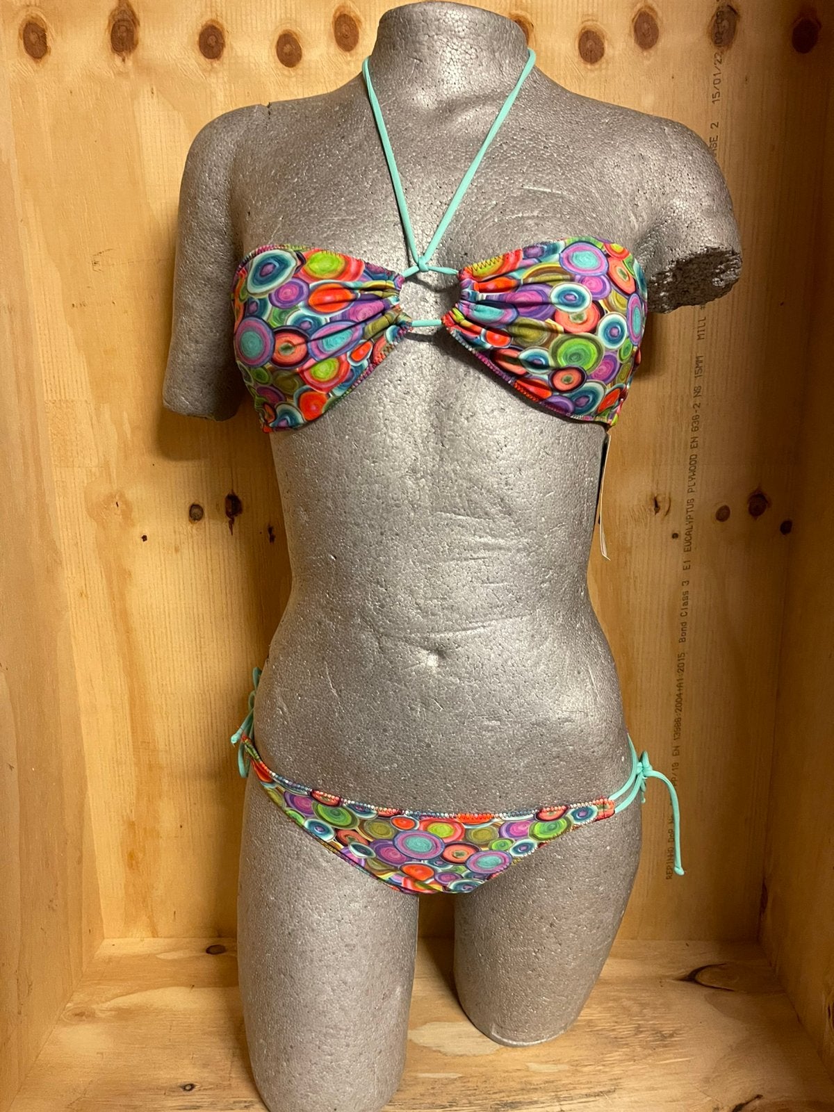 Desiquel bikini maat s kan strapless, Verzenden, Nieuw, Meerkleurig, Bikini