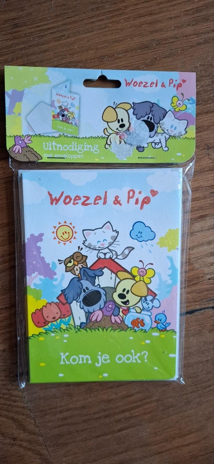 feestje uitnodiging 8x woezel en pip verjaardag uitnodiging, Hobby en Vrije tijd, Feestartikelen, Ophalen of Verzenden, Nieuw