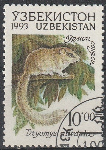 4020. Oezbekistan 12 gest. Muis, Verzenden, Gestempeld, Oost-Azië