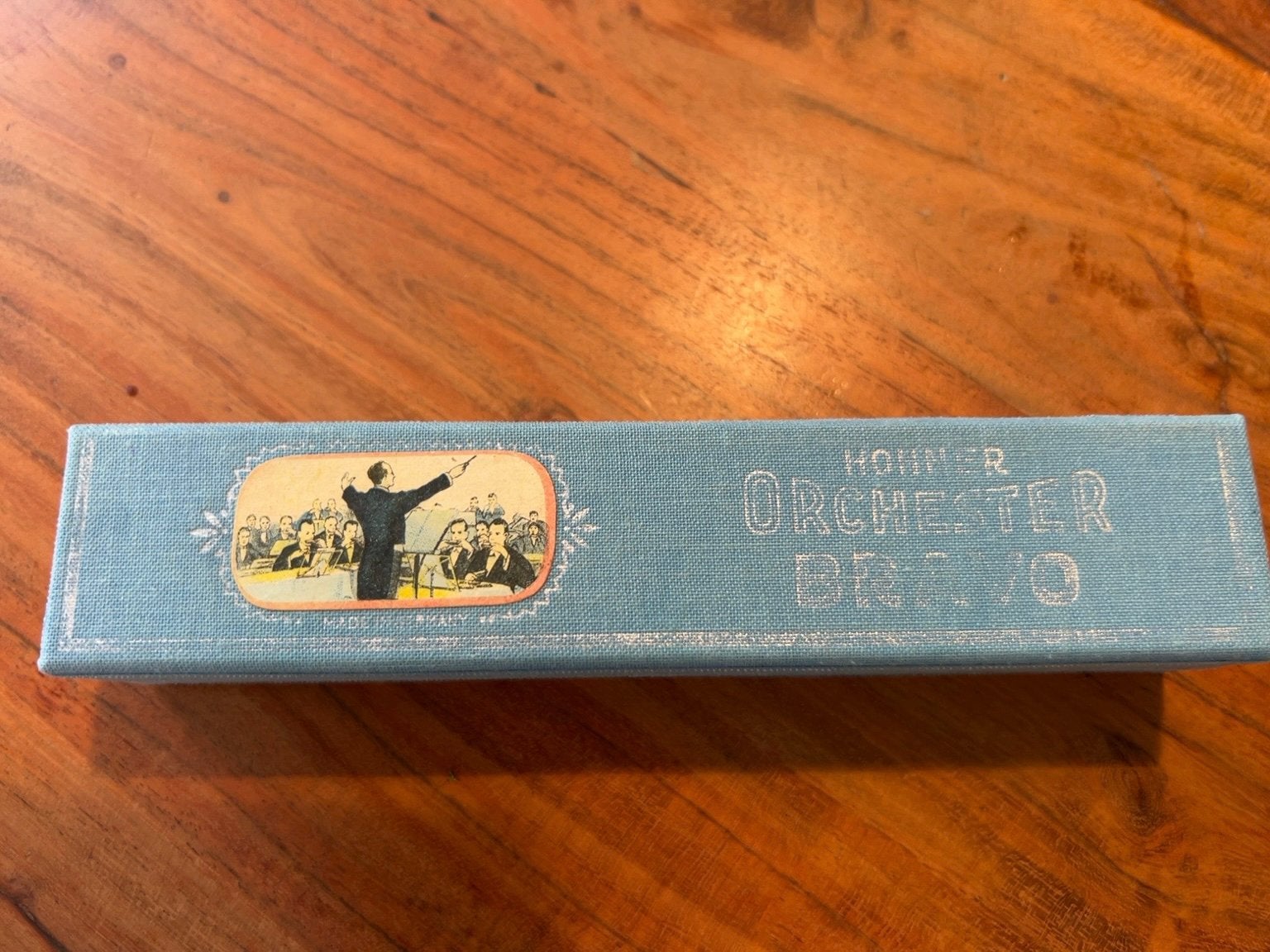 Hohner Bravo mondharmonica met originele doos, Ophalen of Verzenden, Gebruikt, C-mondharmonica