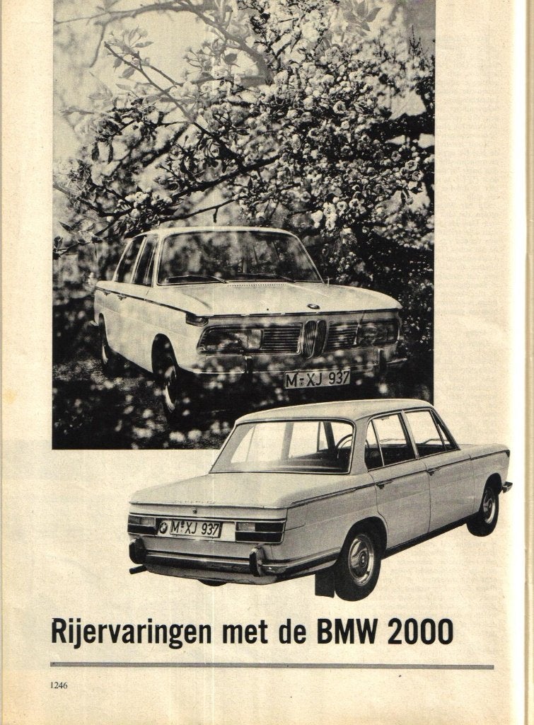 Autokampioen test BMW 2000 1966, Ophalen of Verzenden, Gelezen, BMW