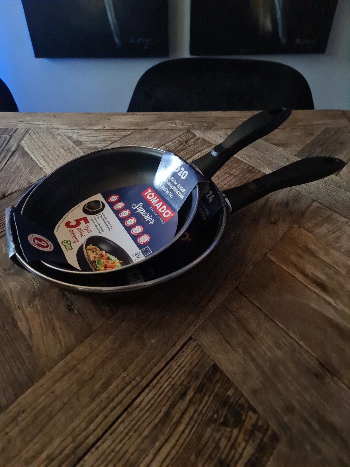 Tomado Superior Koekenpannen Set - Ø20 en Ø24 - Inductie, Overige materialen, PFAS-vrij, Nieuw, Pannenset