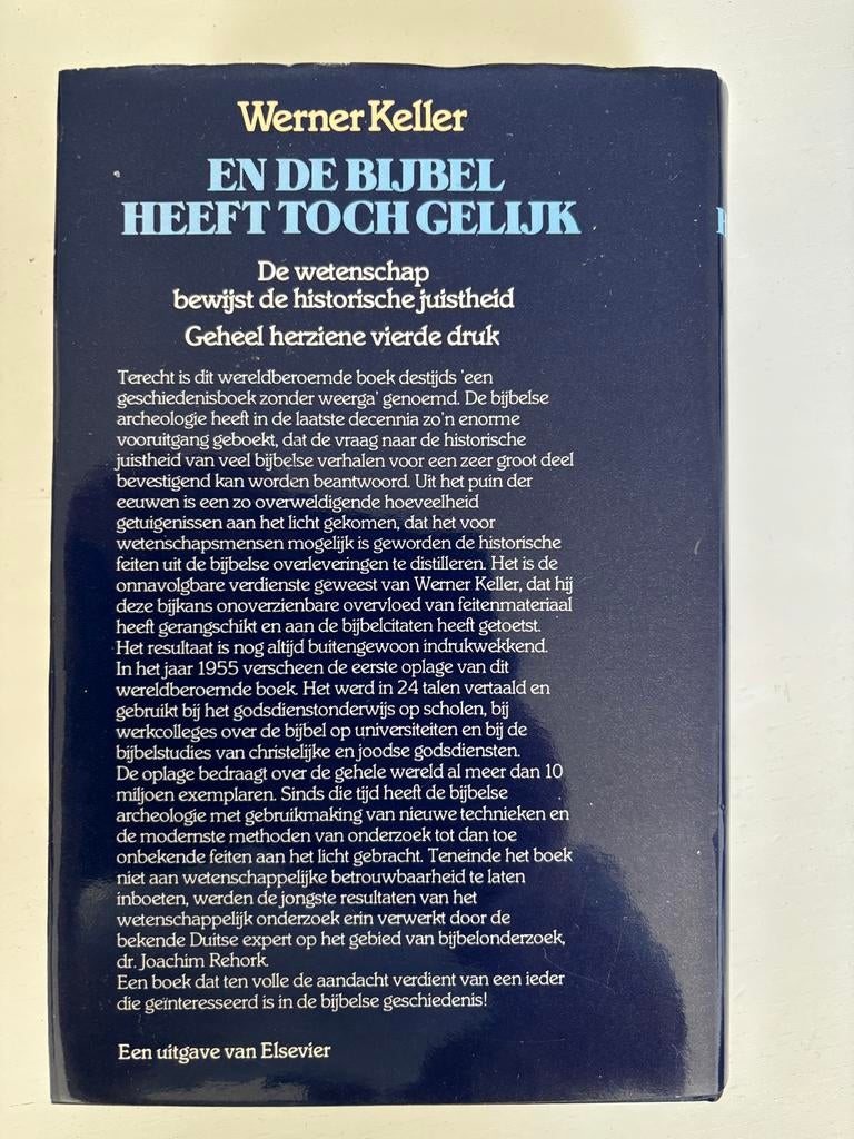 En de Bijbel heeft toch gelijk - Werner Keller, Ophalen of Verzenden, Gelezen, Christendom | Katholiek