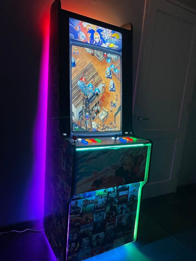 43inch Premium Retro 4k Arcade Kast Machine 18.000+ Games, Spelcomputers en Games, Spelcomputers | Overige, Ophalen, Zo goed als nieuw