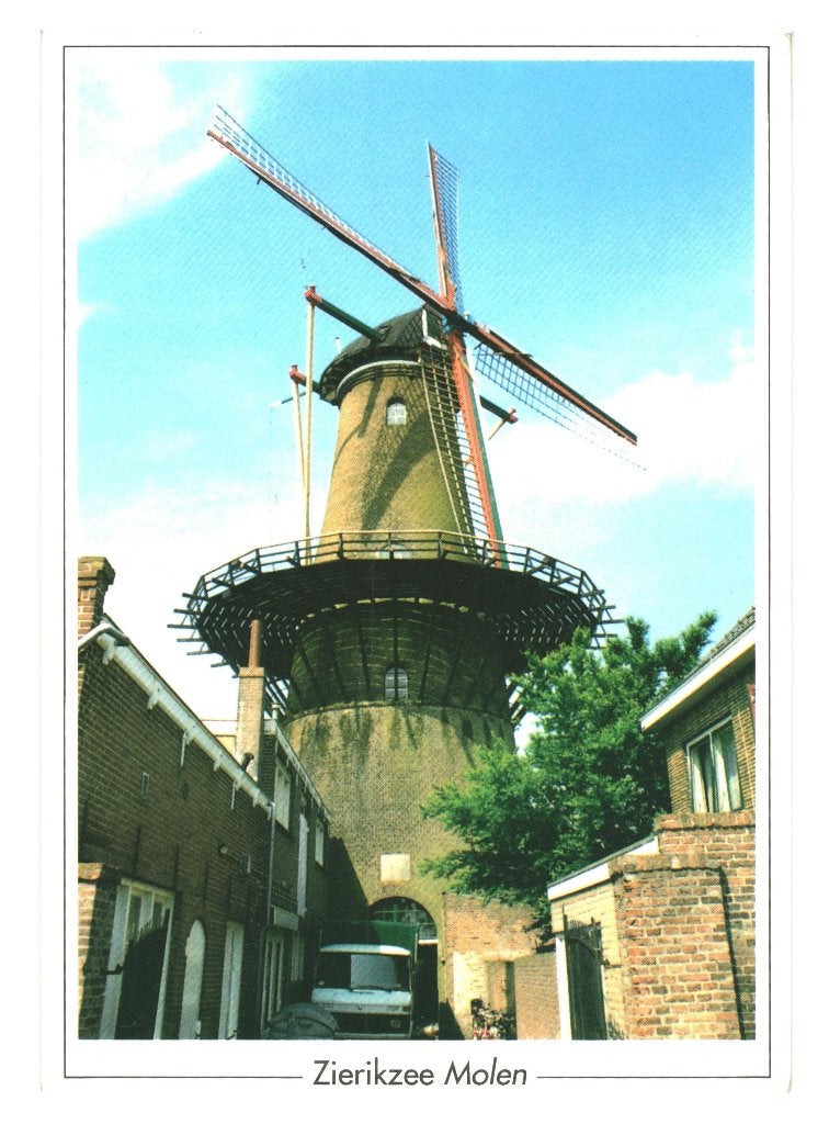 40893 Zierikzee 80+ Zeeland nette oude kaart onbeschreven, Ophalen of Verzenden, 1980 tot heden, Ongelopen, Zeeland