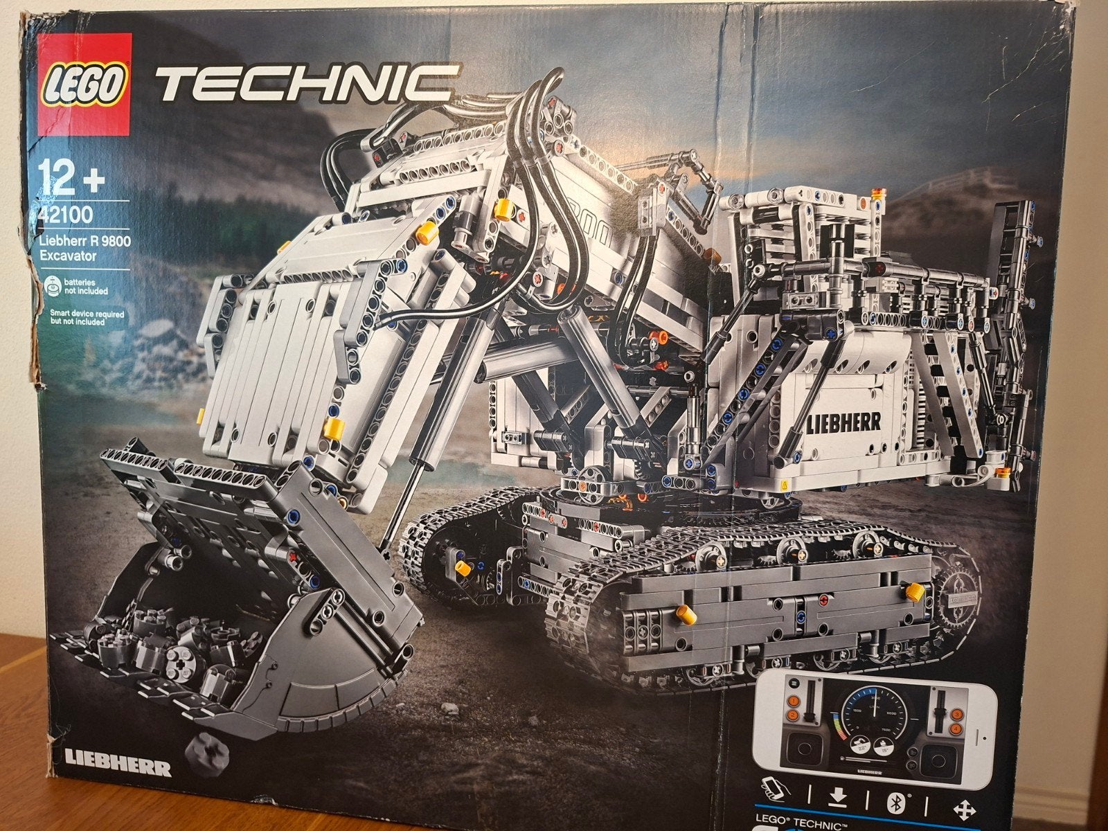 Lego Technic Liebherr R 9800 Excavator 42100, Lego, Ophalen of Verzenden, Zo goed als nieuw, Complete set